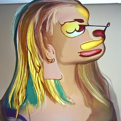 Portrait Of A Pretty Blonde Woman Ai Generated Artwork Nightcafe Creator 2636
