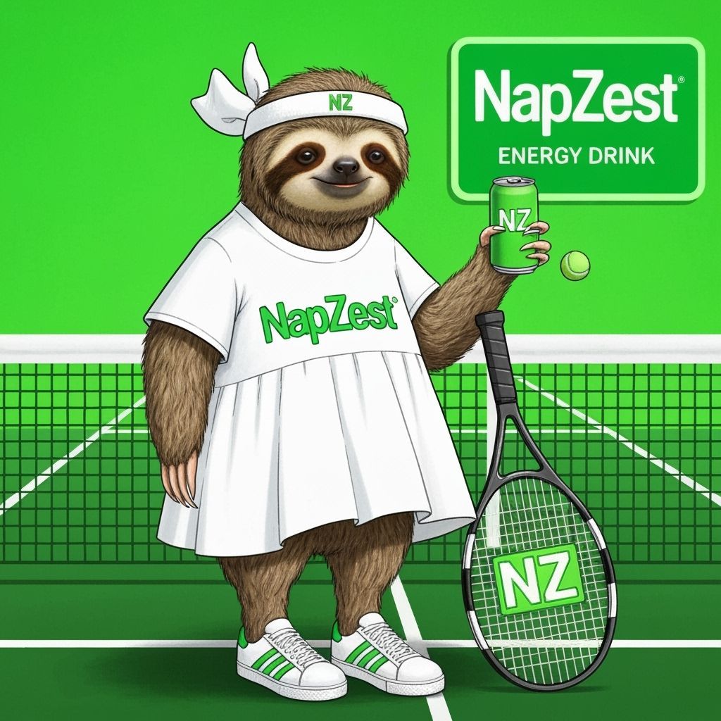 Serena Sloth NapZest Energy Drink   by @Meg