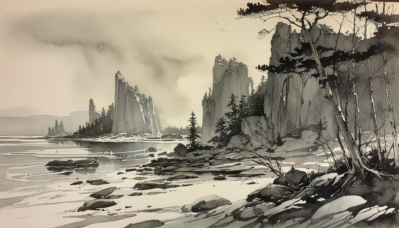  Rocky Shore  by @JKT