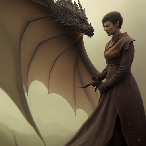 Dragoness study, Rostislav Zagornov