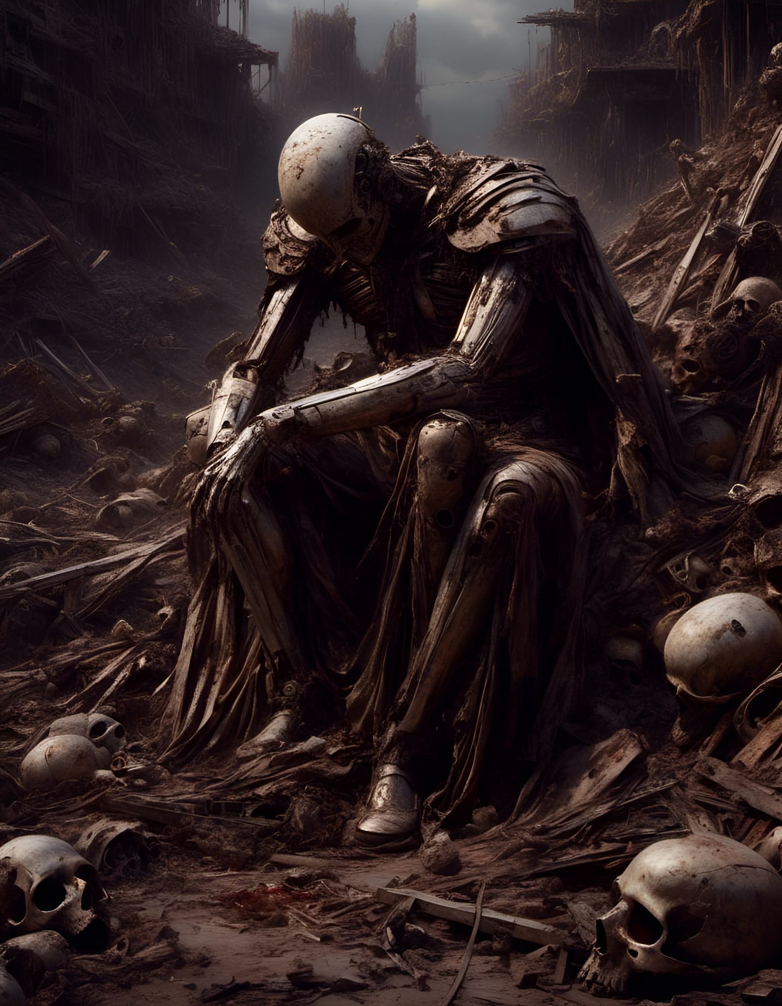 <lora:Decay:1.0> the man with no head , 3d art, 16k resolution, concept art, masterful render, deviantart, perfect composition, hyperrealism...