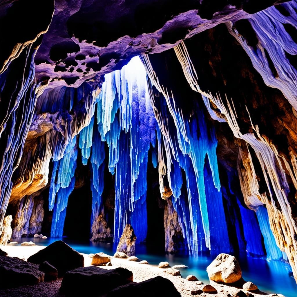 The Blue John Cavern  by @gipsi