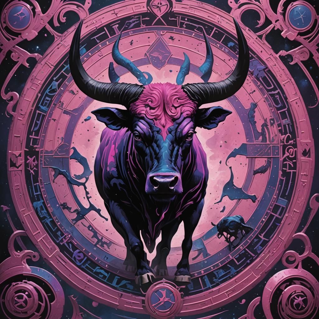 pink Taurus - AI Generated Artwork - NightCafe Creator