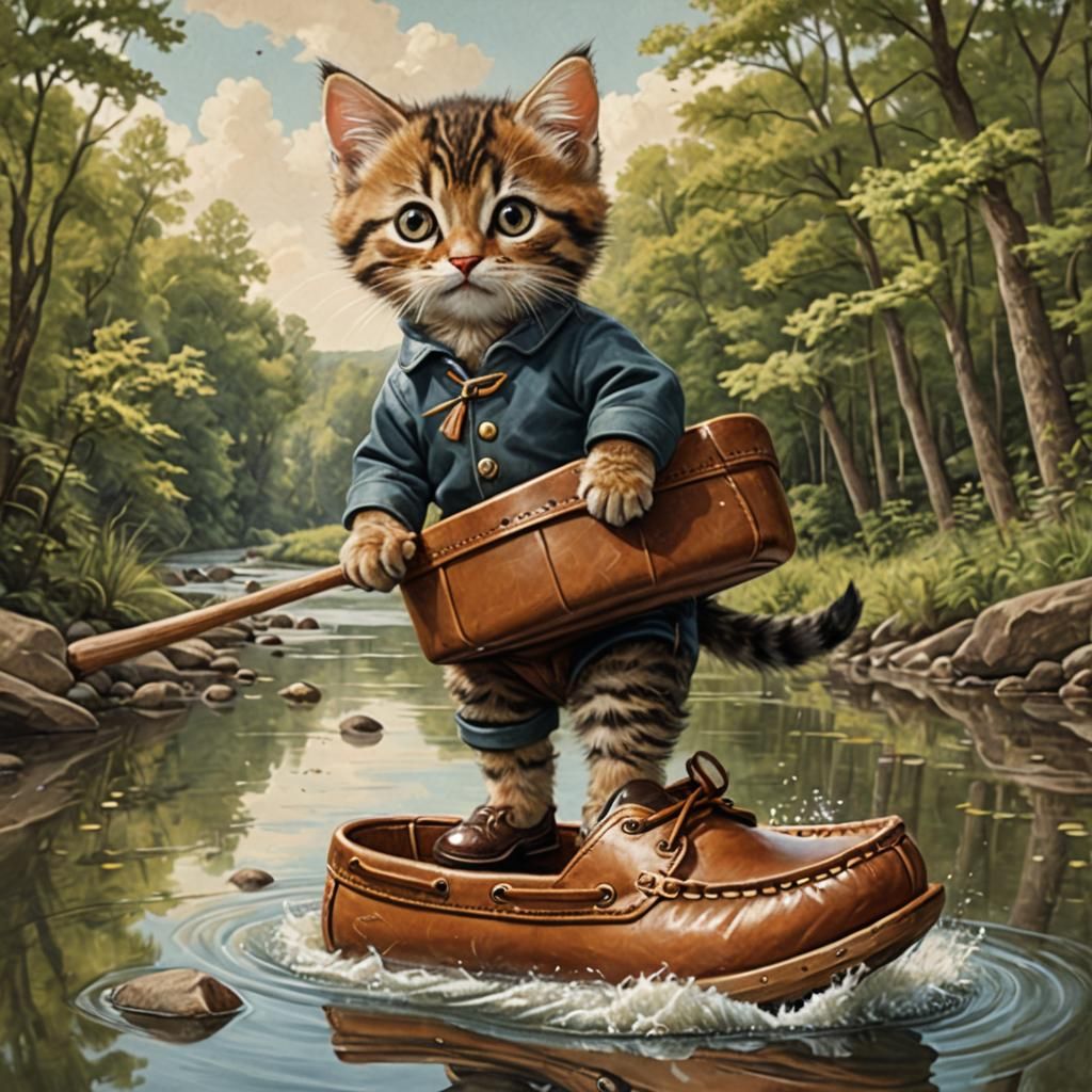 Cat Sailing No. 4