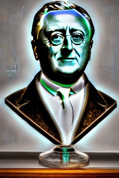 Franklin D. Roosevelt - AI Generated Artwork - NightCafe Creator