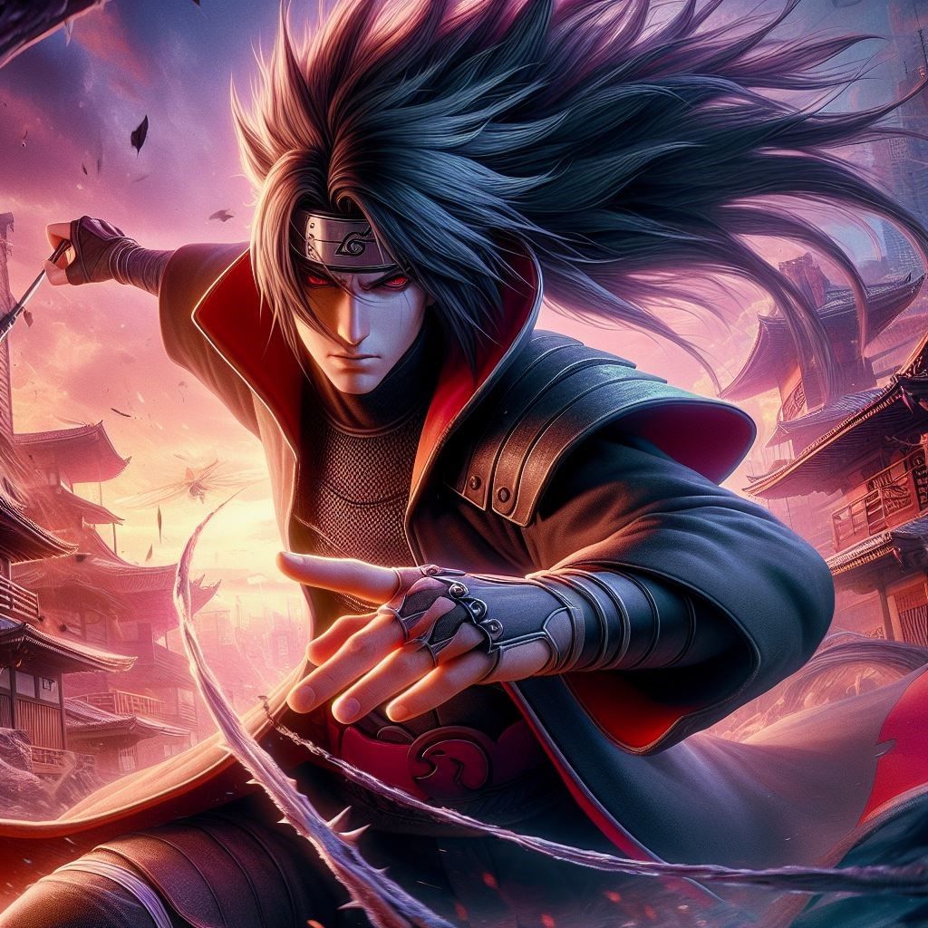 Madara uchiha fighting - AI Generated Artwork - NightCafe Creator