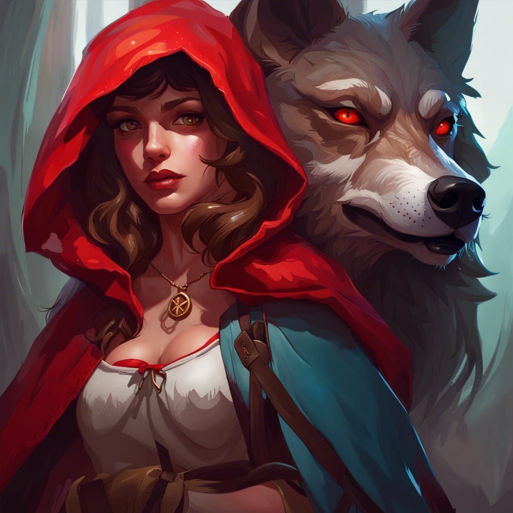 Little Red Riding Hood  by @Delia Dare