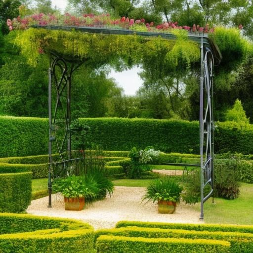 Simulating French garden