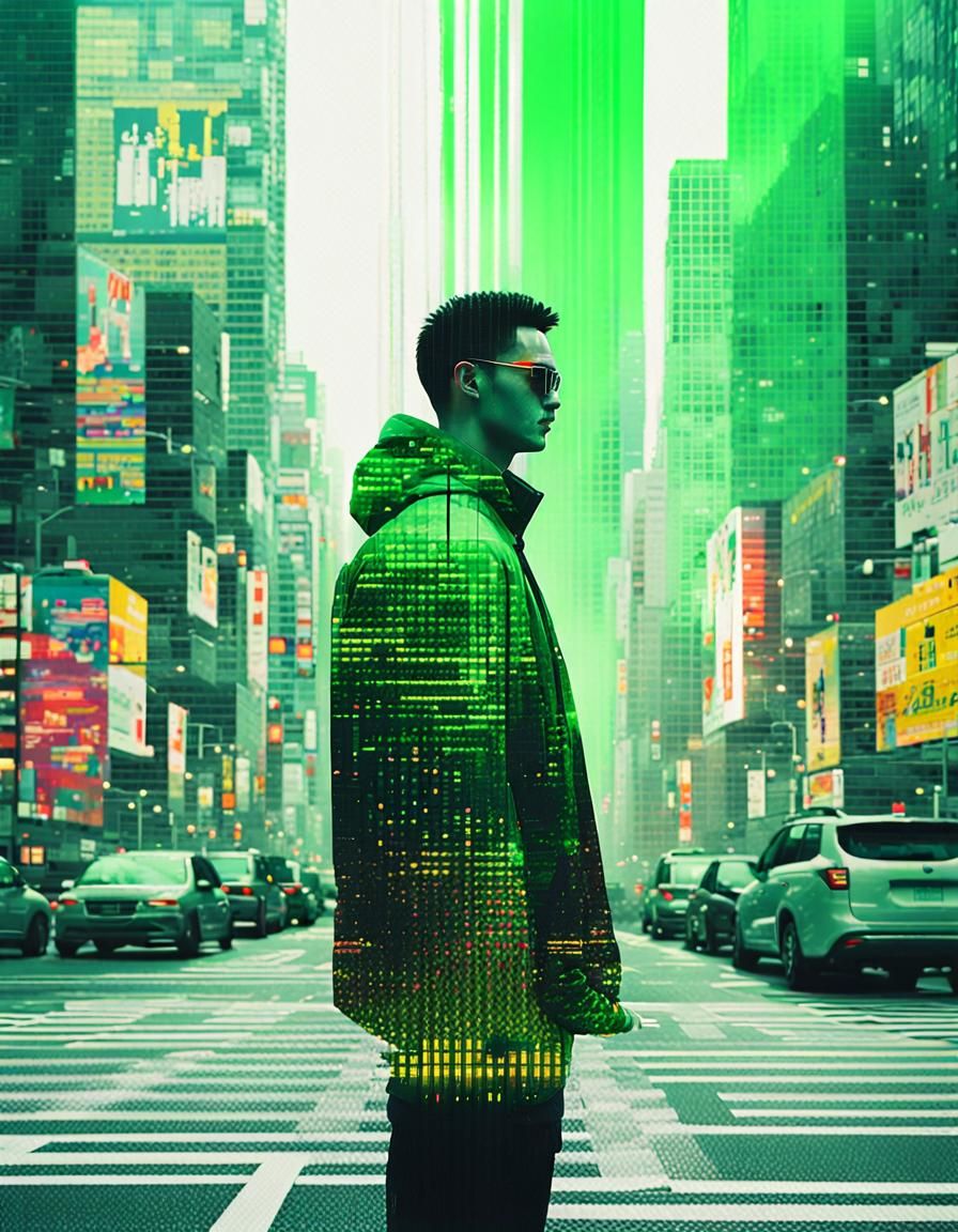 Glitch in the Simulation   by @AdvanceBegginerAIGenerator