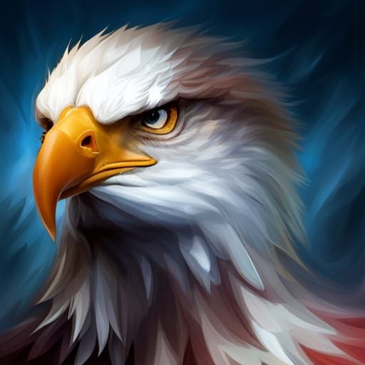 Bald Eagle - AI Generated Artwork - NightCafe Creator