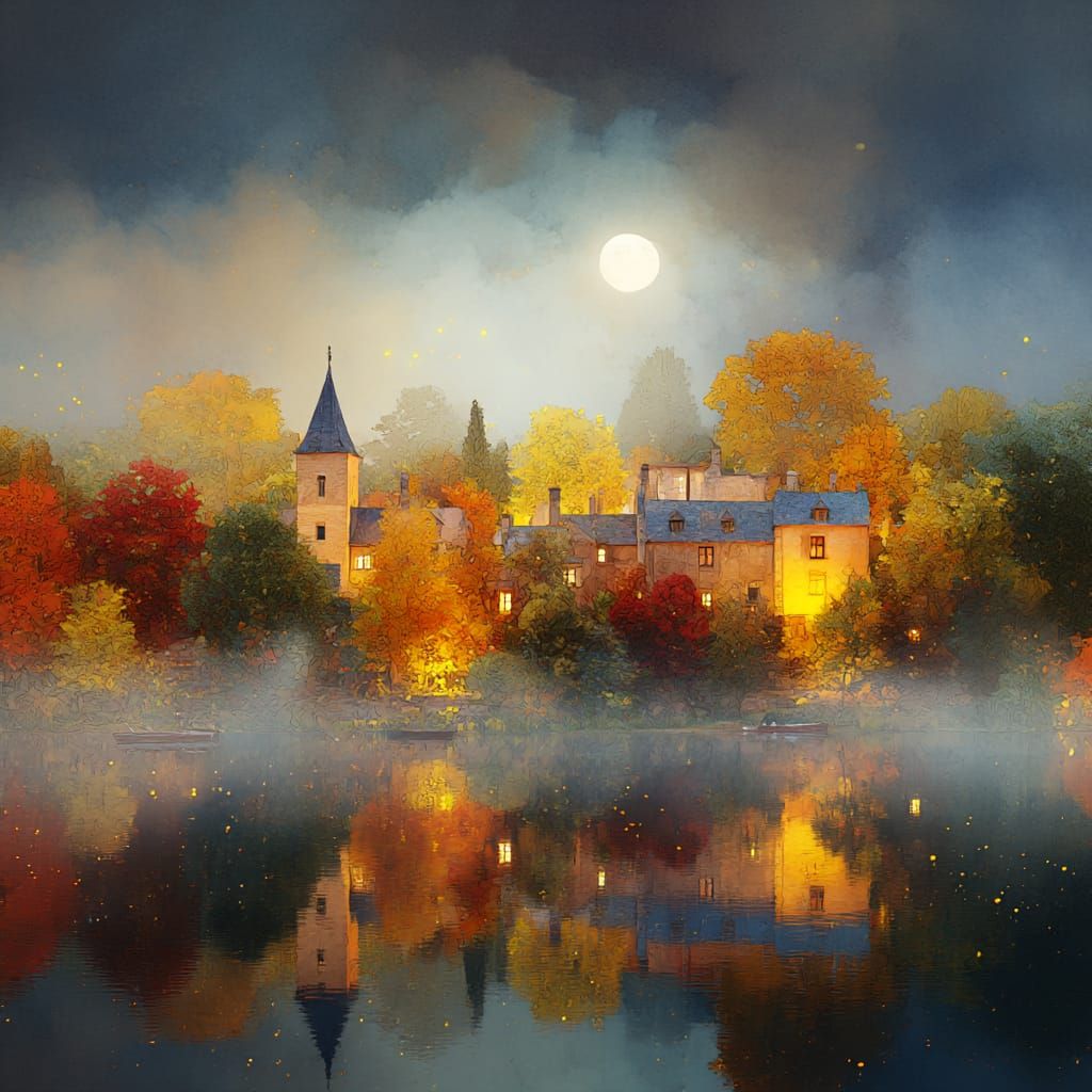 Misty River Whispers  by @Alanna