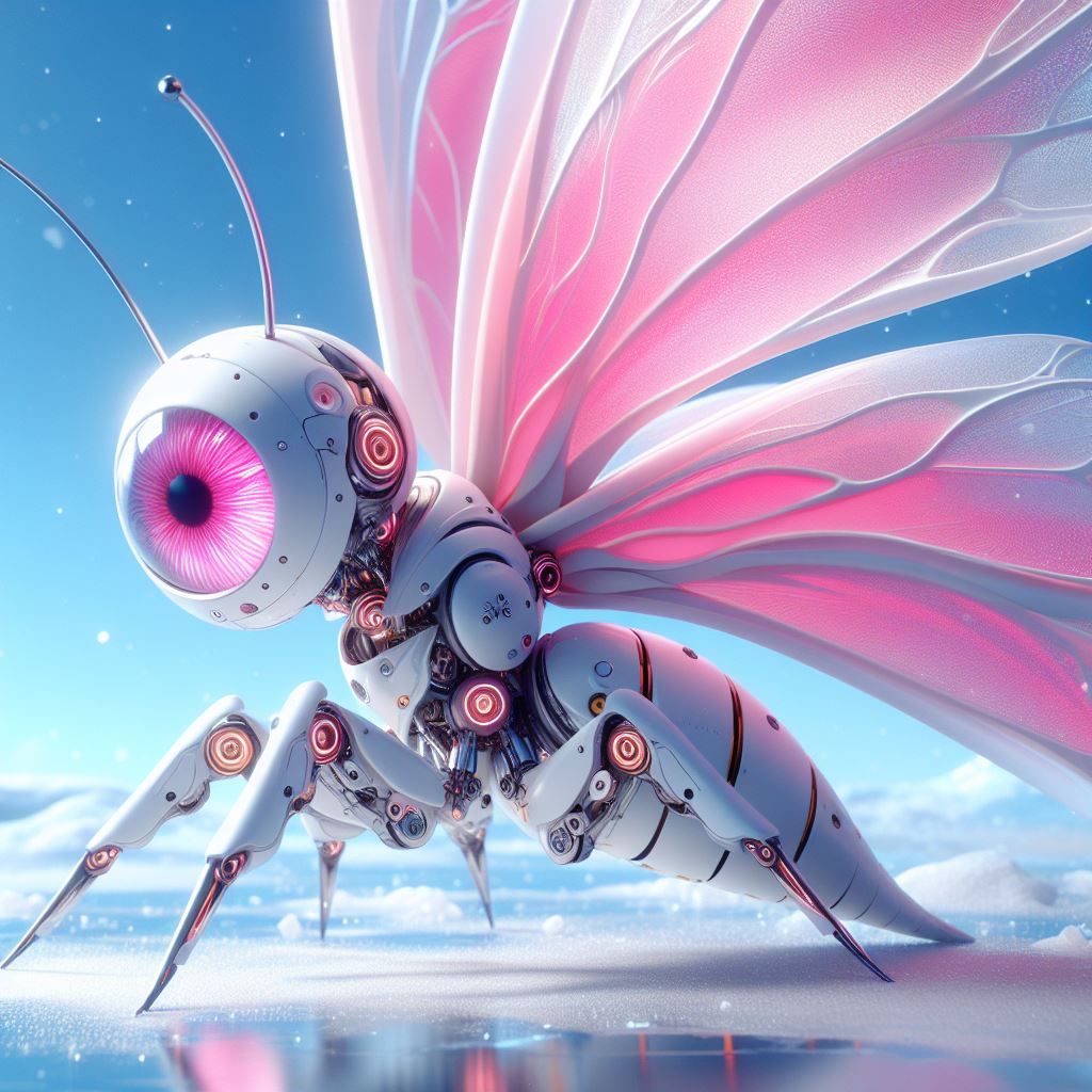 Pink Lightning Stinger: The White Wasp Cyborg