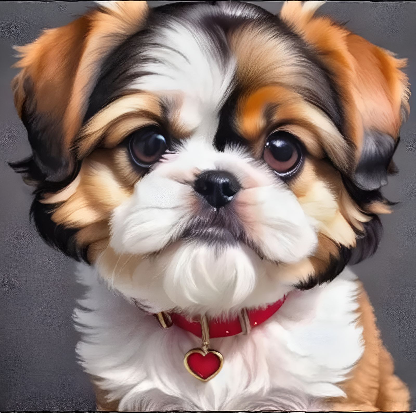 Cute Shih Tzu - Style Transfer of one of my creations from starryai