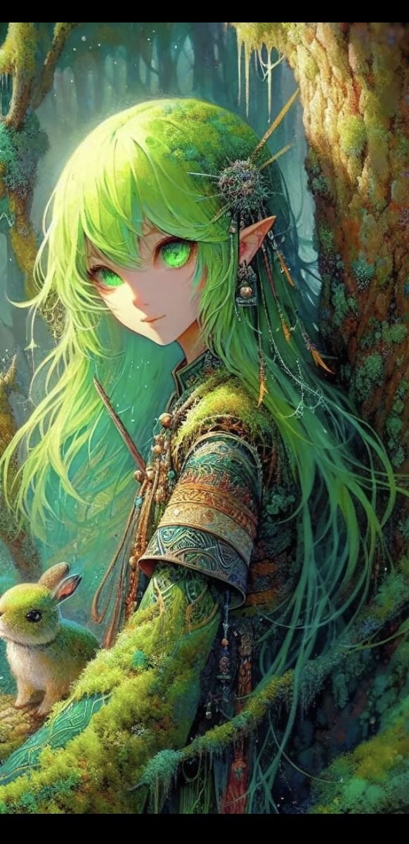 Dryad & Lichen Bunny