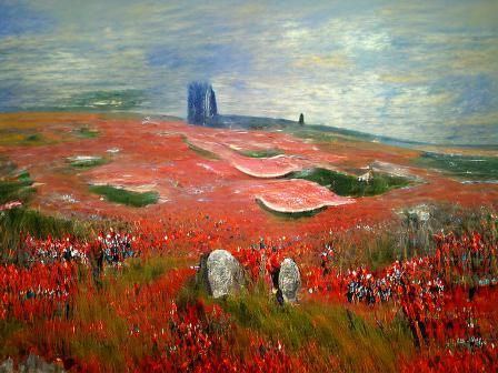 Vimy Ridge, Homage to Claude Monet