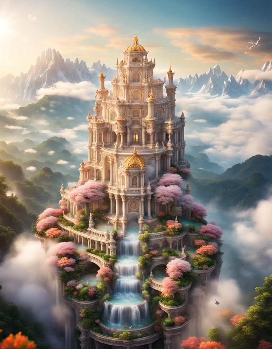 Fairy Tale Palace - I - AI Generated Artwork - NightCafe Creator