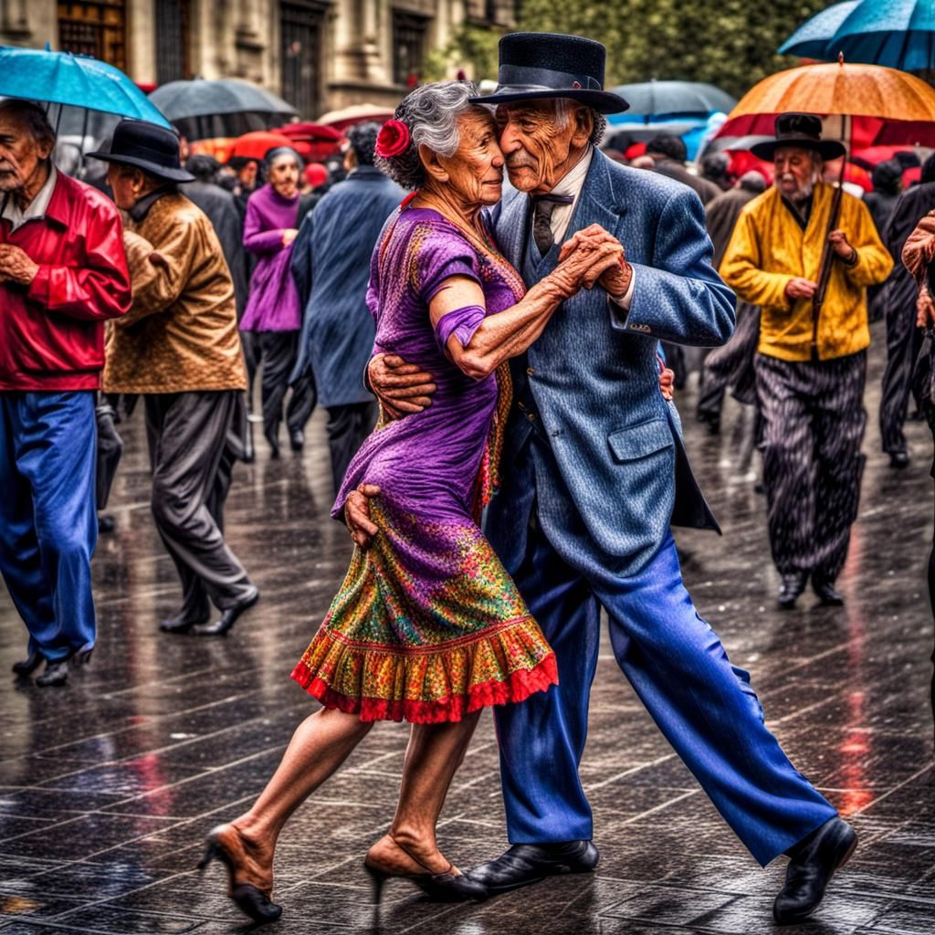 tango dancers  by @Salvolive