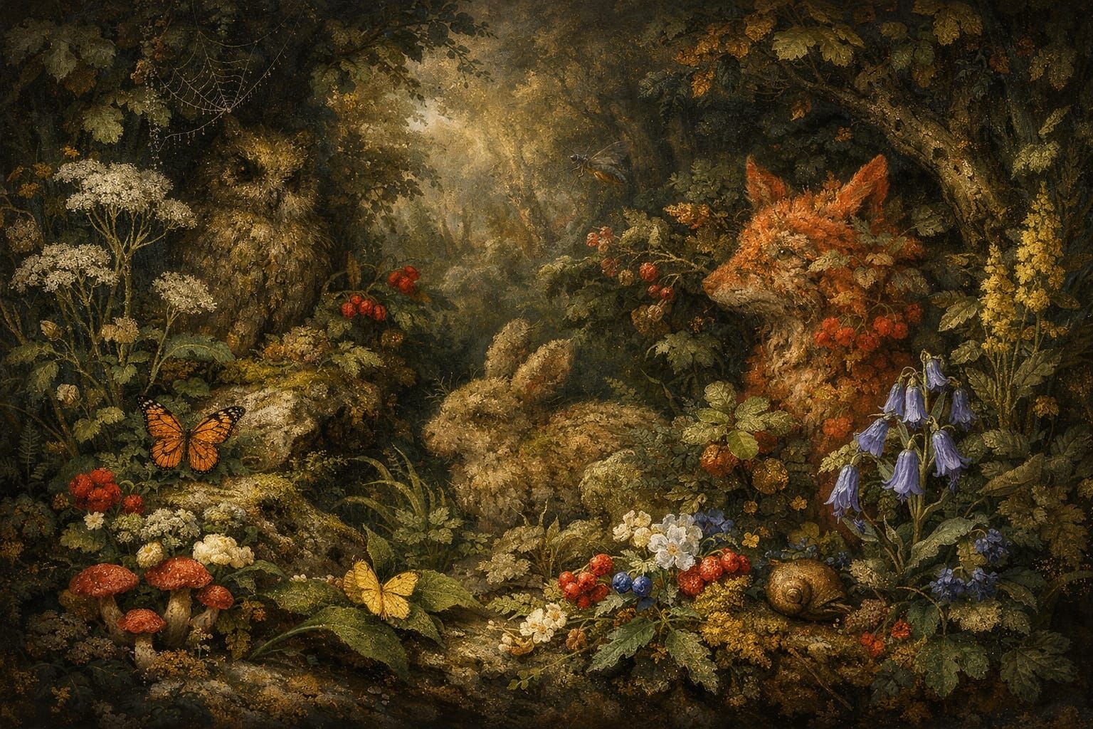 A woodland scene   by @Peter