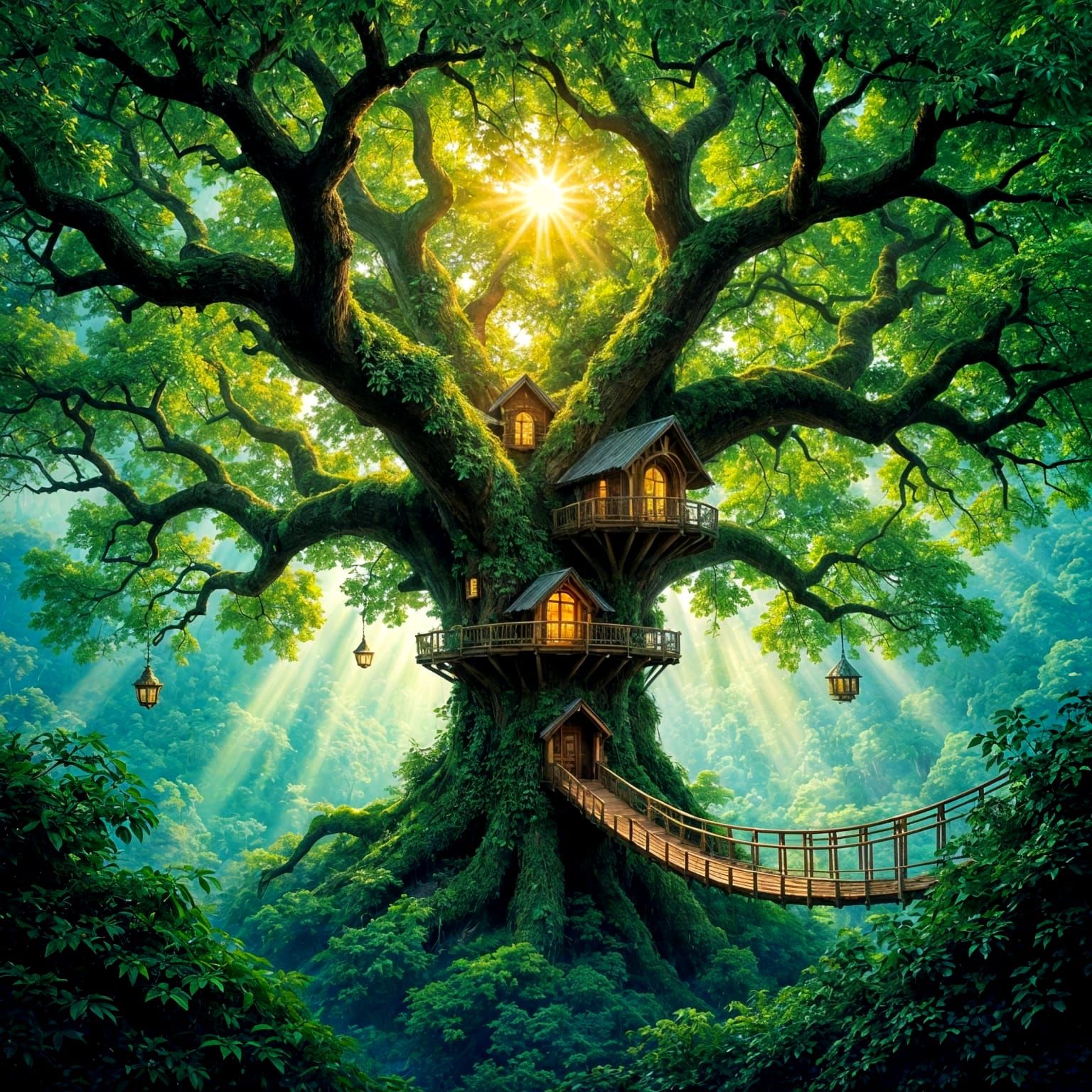 Treehouse Sanctuary  by @Glitch Meeple