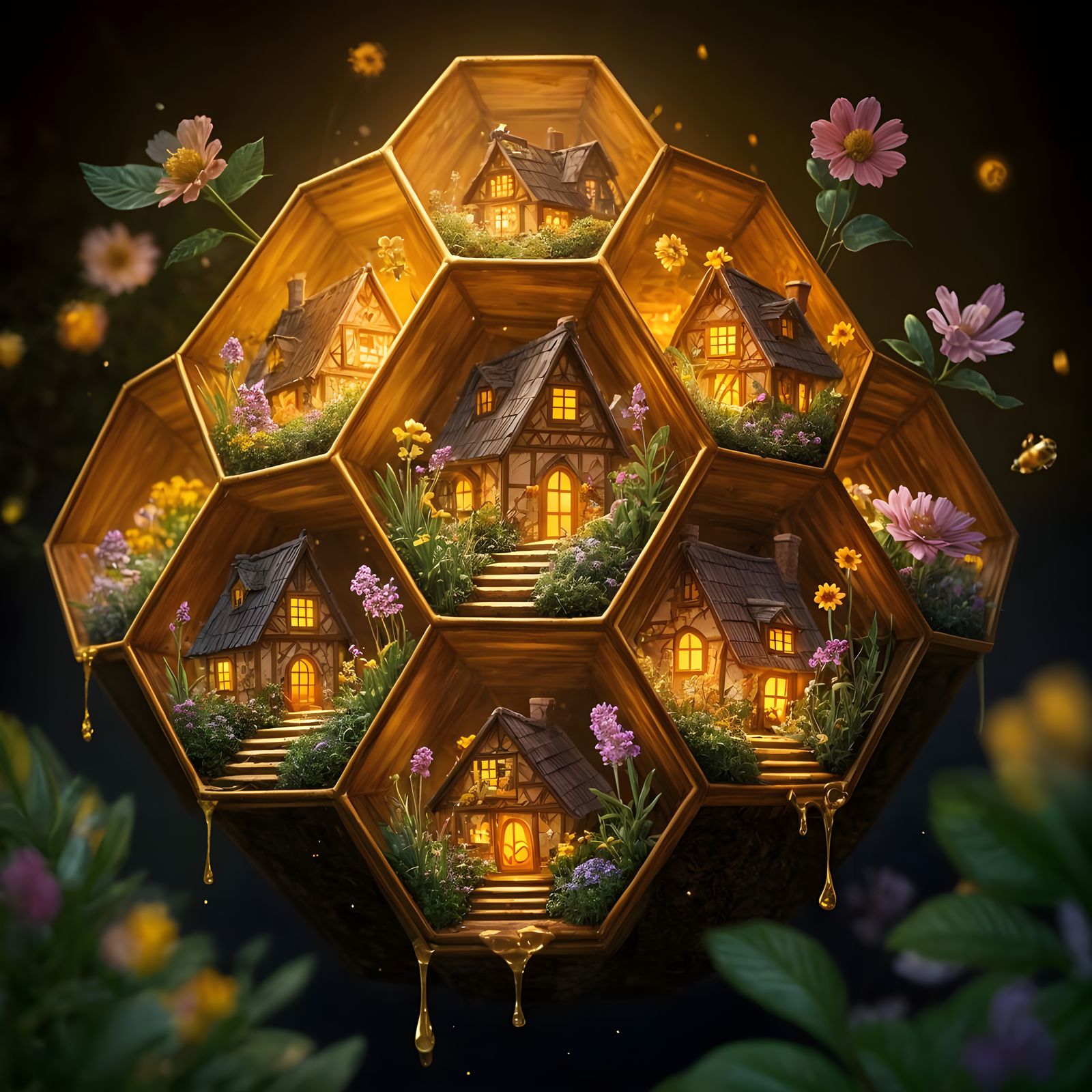 Hive Town  by @Shelly