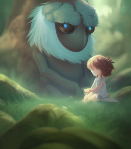 Gentle forest monster  by @Jaded_Crypt