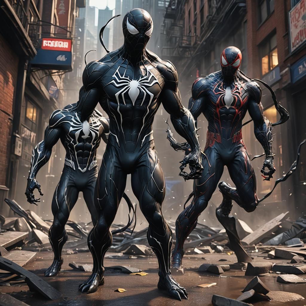 Venom Symbiote Spiderman Suit