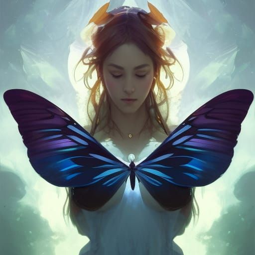 butterfly girl