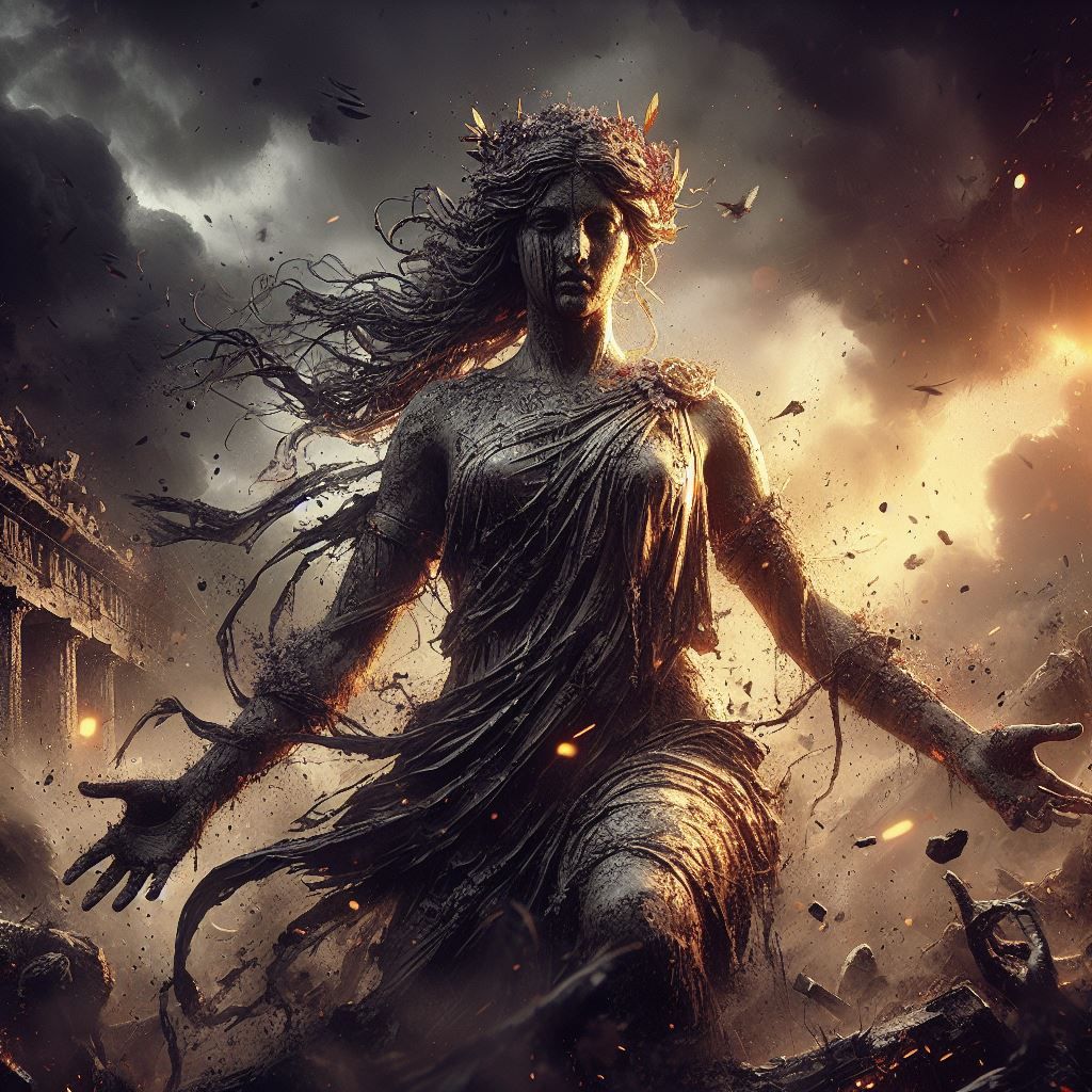 La déesse de la guerre marche parmi nous