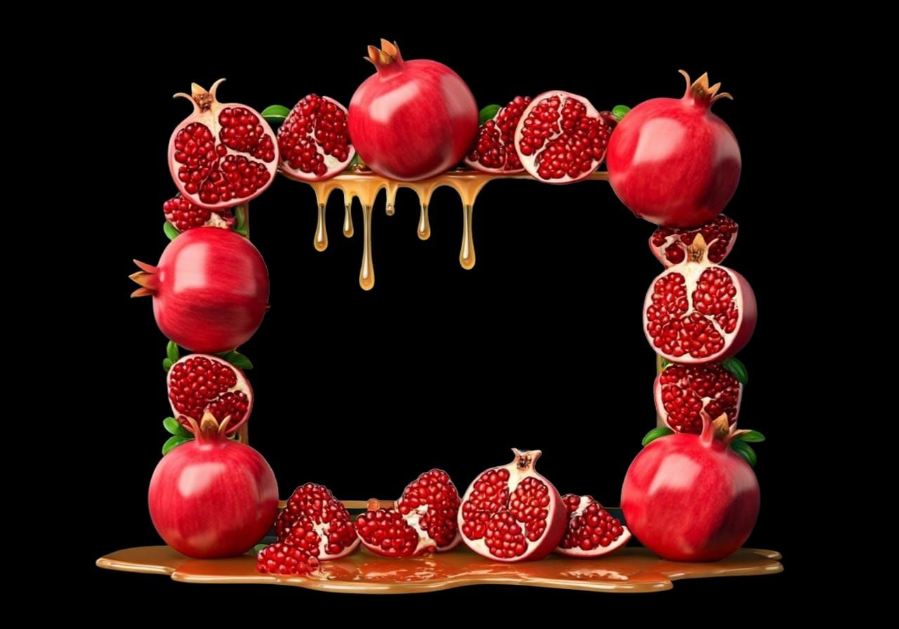 SHANA TOVA empty postcard