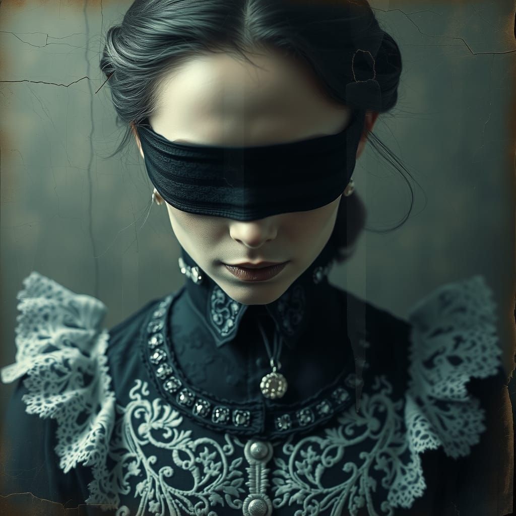blindfolded