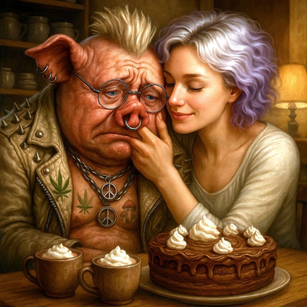 Sweet Comfort (Sad Pigman Comforted)