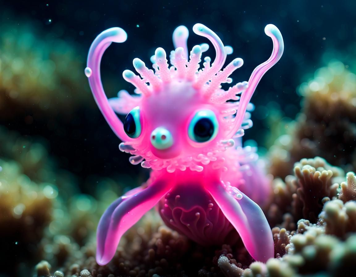 Micro ocean creature - AI Generated Artwork - NightCafe Creator