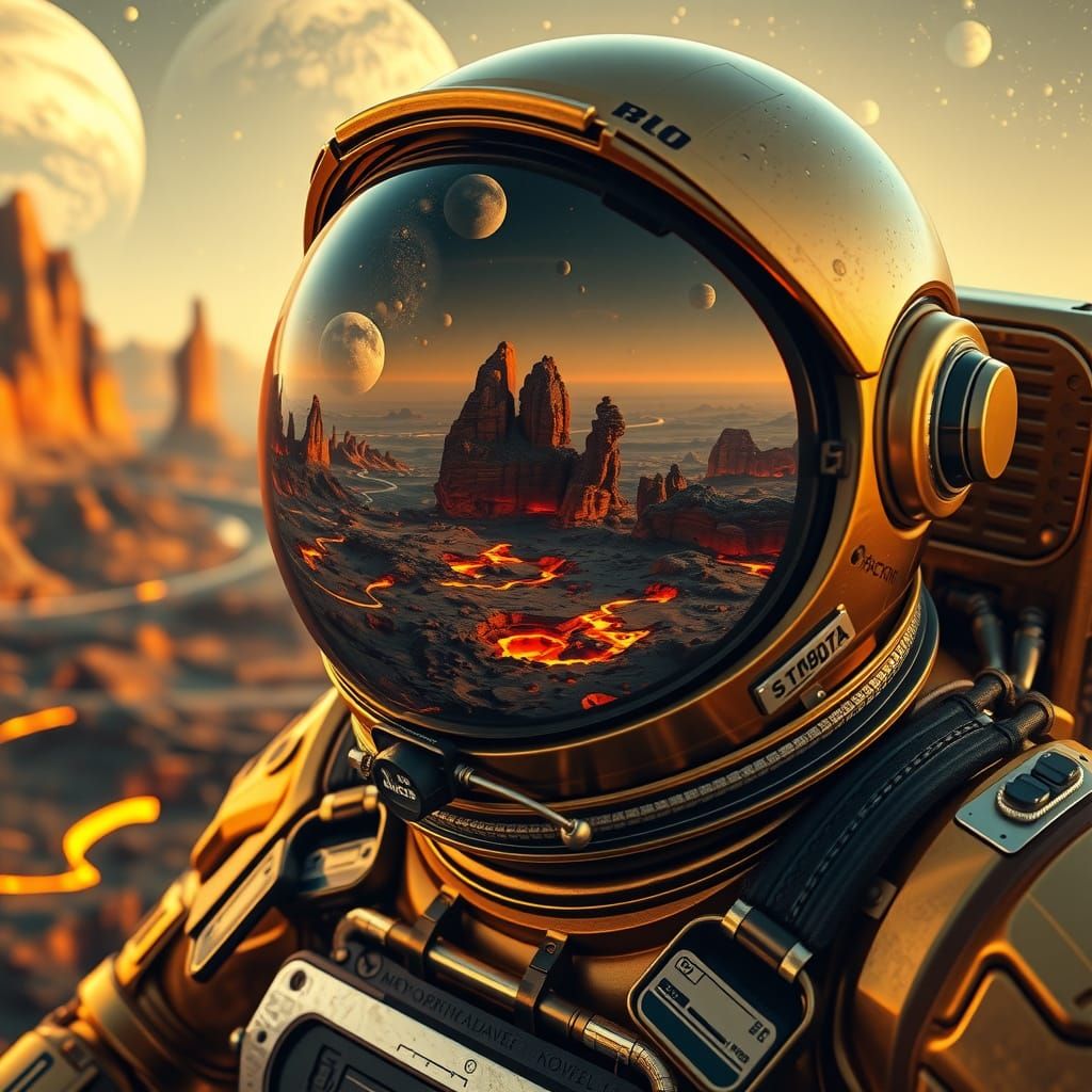 The Astronaut's Vision  by @Juno