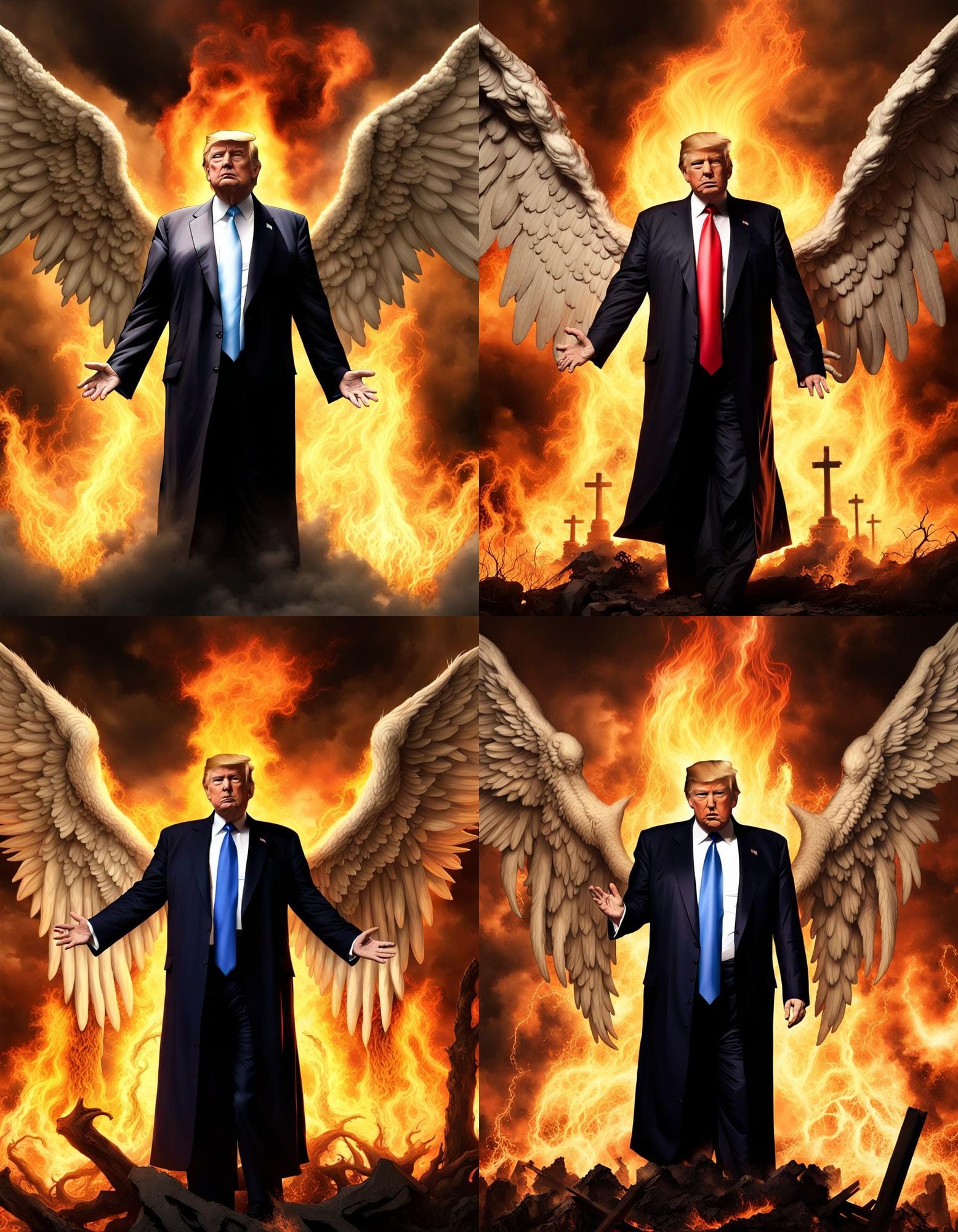 Donald Trump Saviour - AI Generated Artwork - NightCafe Creator