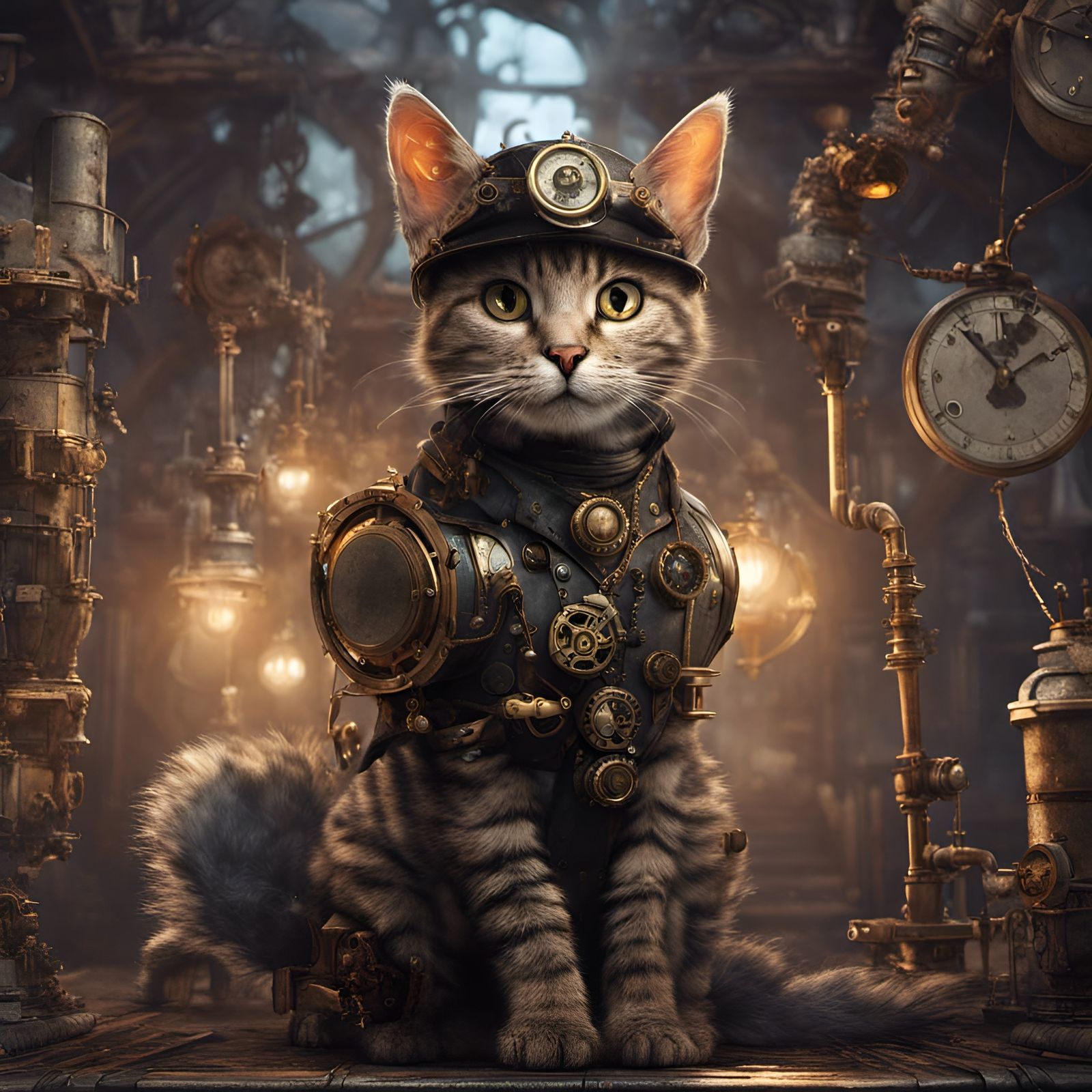 Steampunk Cat