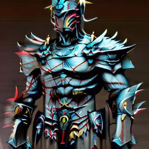back raven flag, raven hungarian armor in all-covering oxidi...