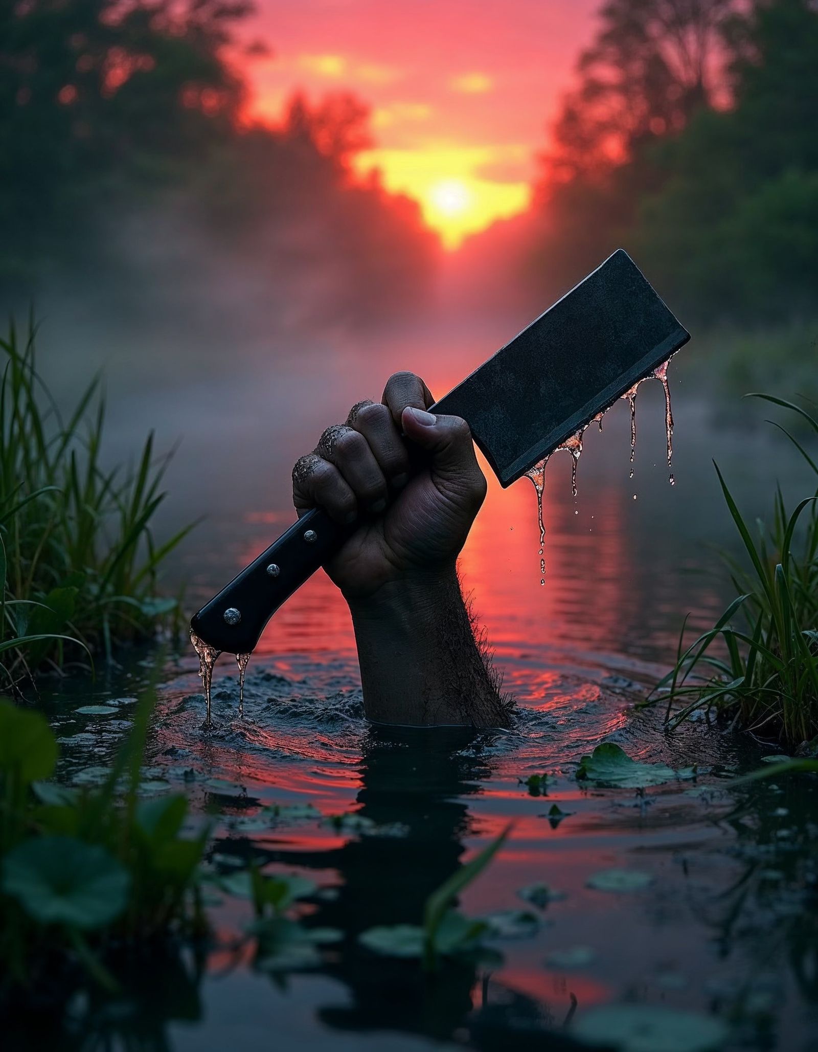 The Butcher's Emergence: A Gripping Moment at Dusk