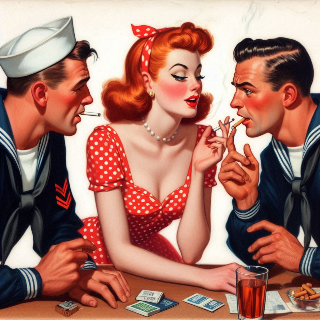 Dial a sailor! #2 Art Inspired by Gene Pelham.