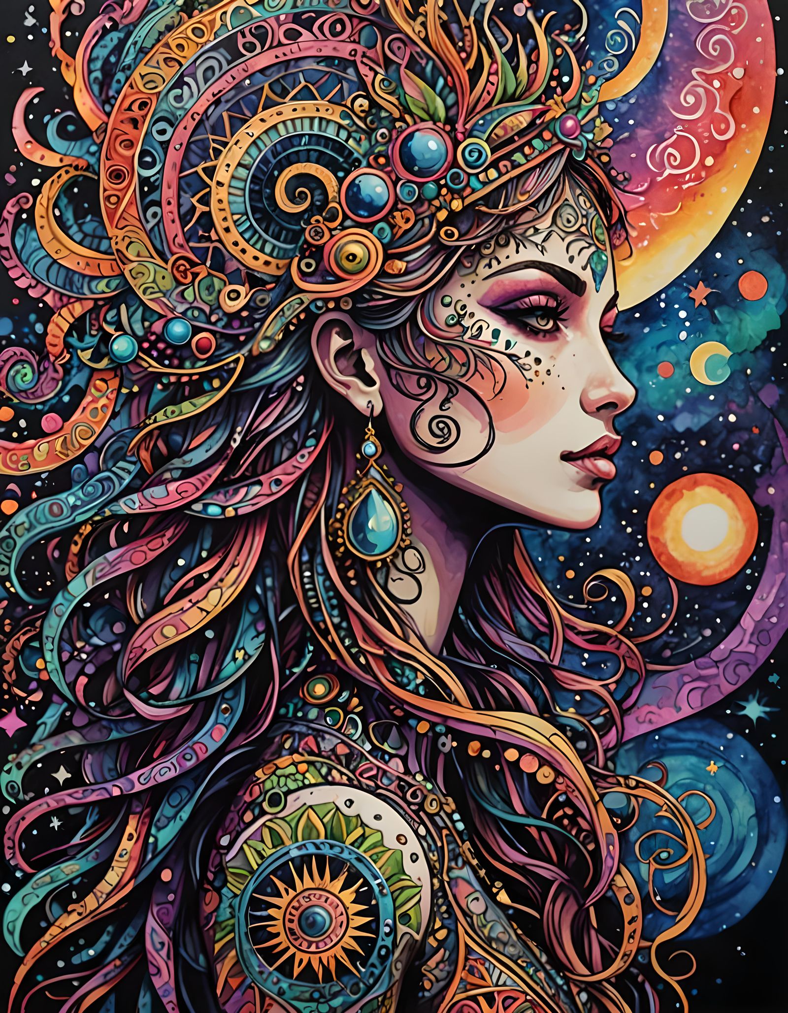 Celestial Goddess  by @Mark