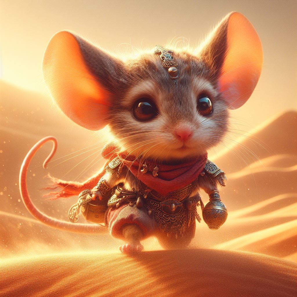 Wee little sand mouse