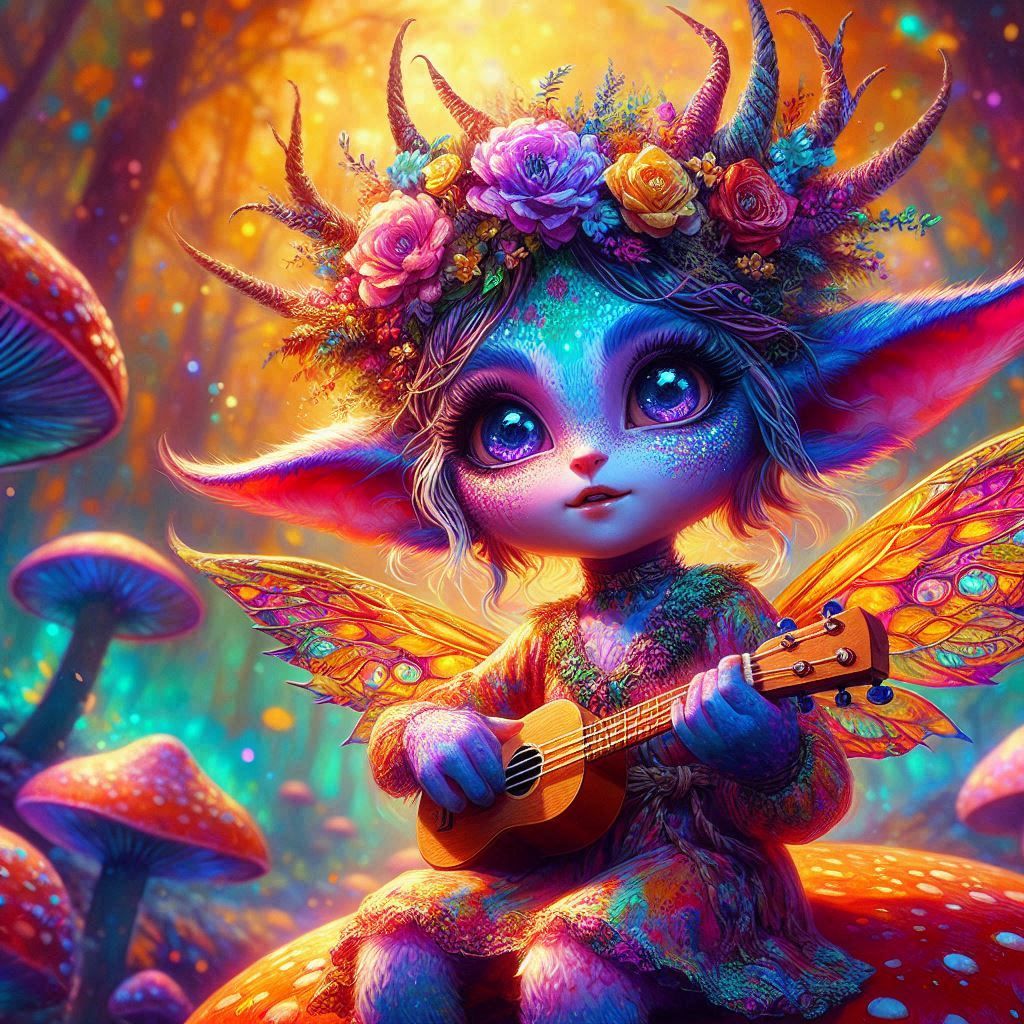 Ukulele  by @Blue and Green