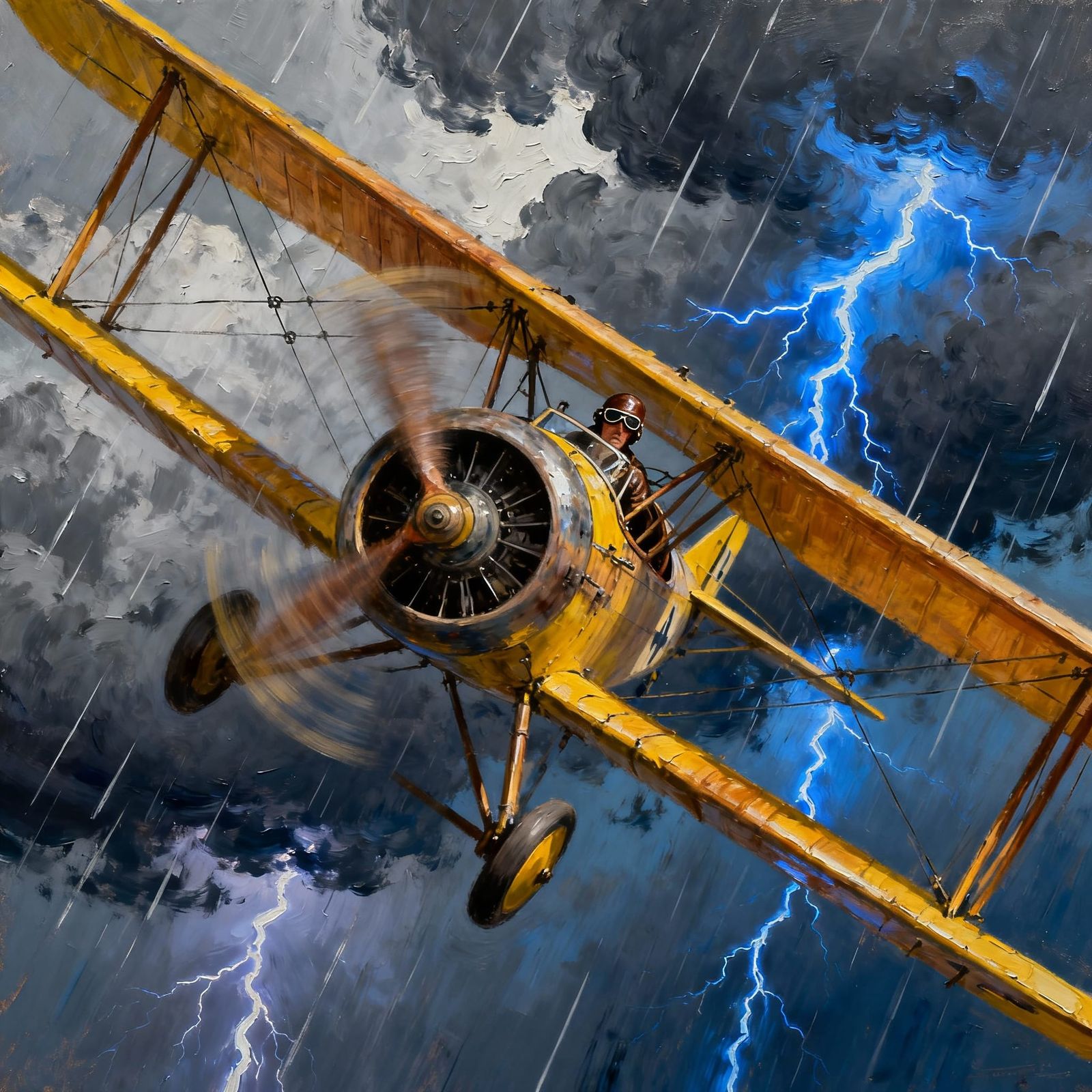 Racing the storm.  by @Oddly Enough