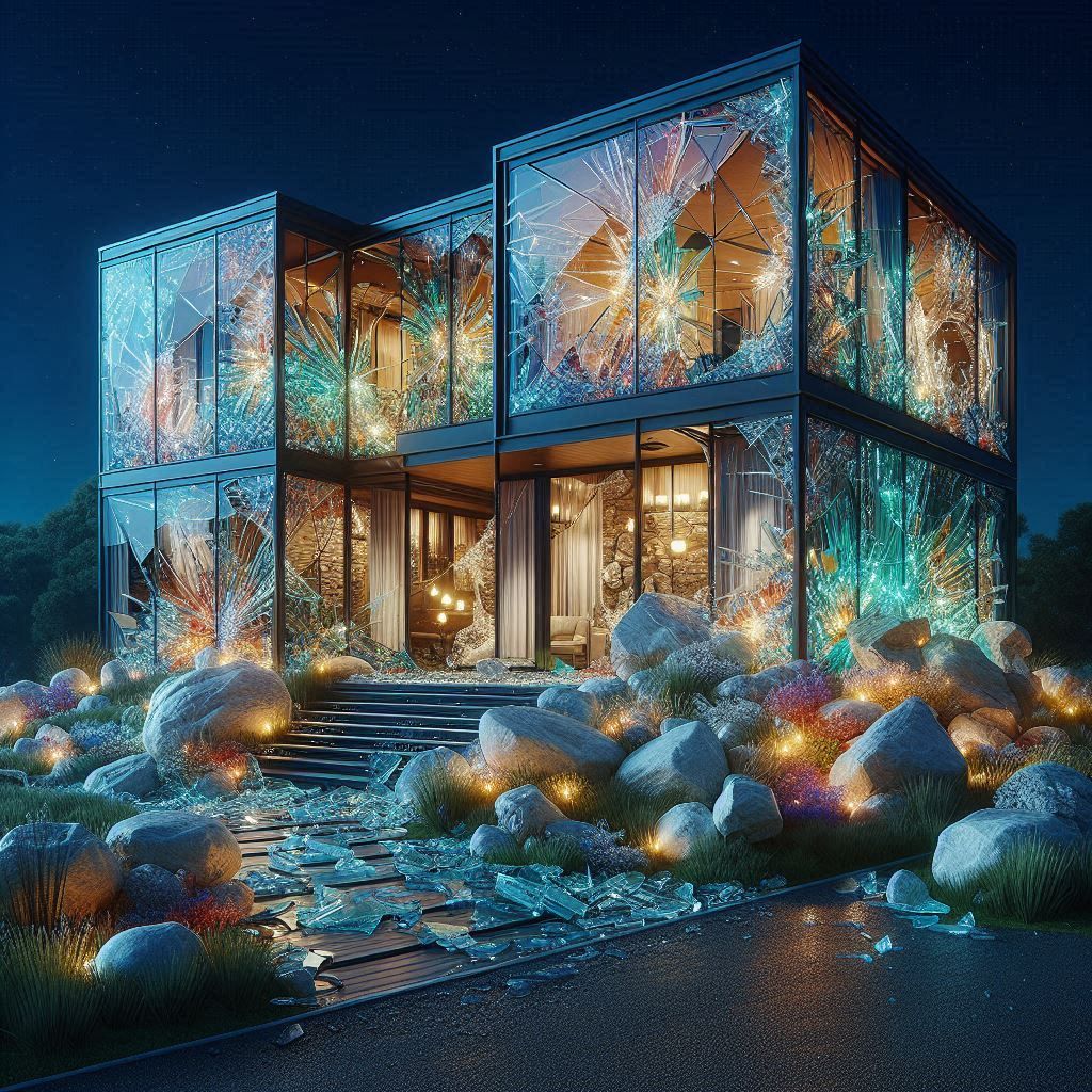 People who live in glass houses shouldnt throw stones