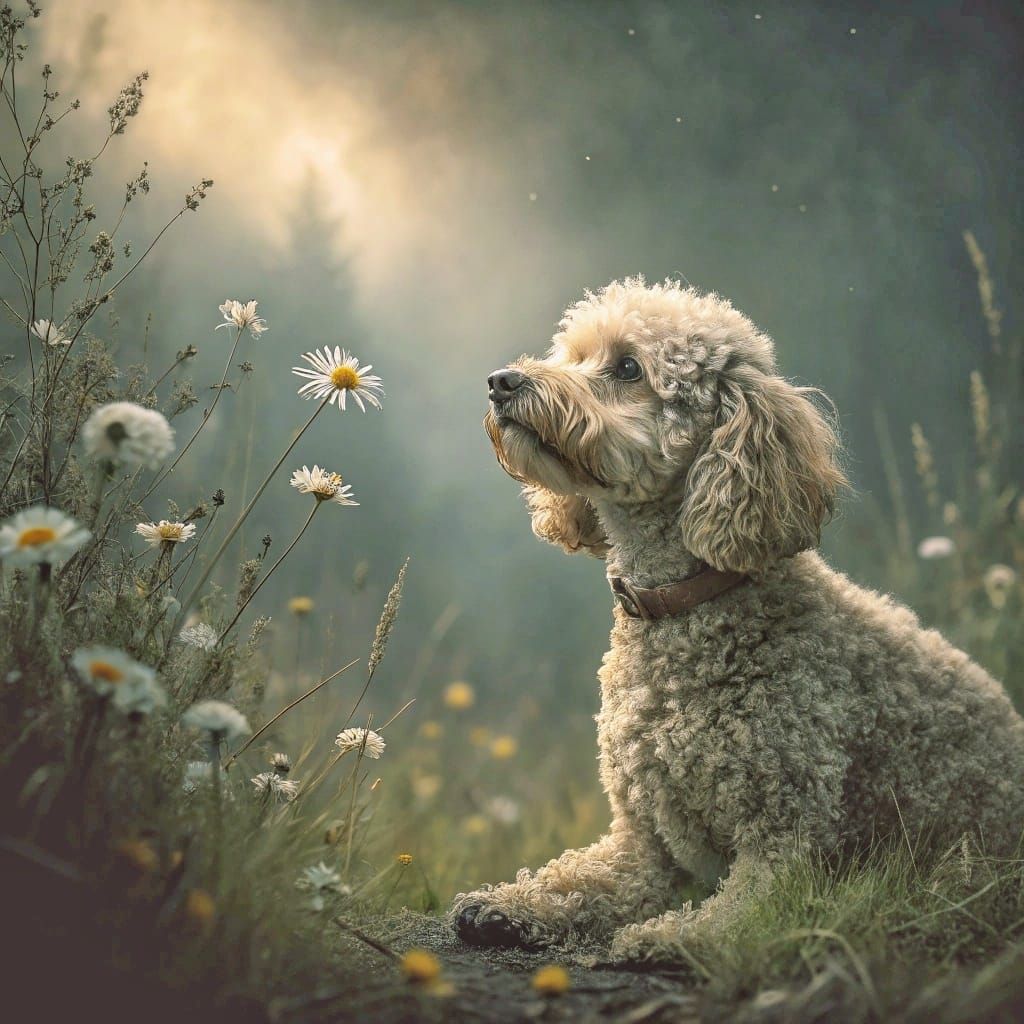 Curly Hair's Dog 🐶🐶