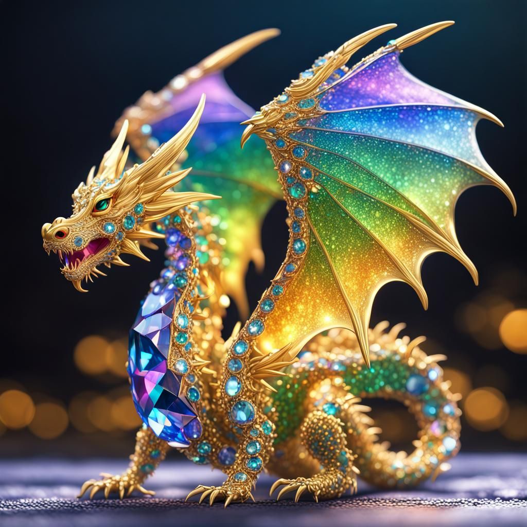 5 Nft Bejeweled dragon