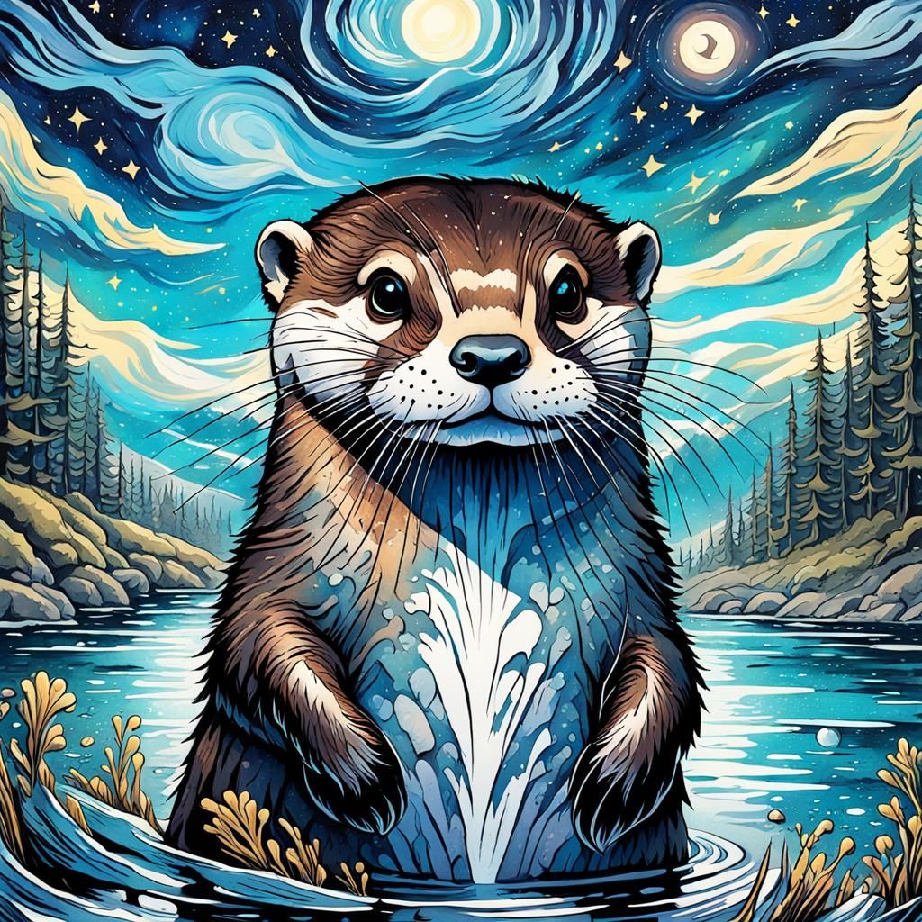 Otterly Lovely  by @The Dream Catcher