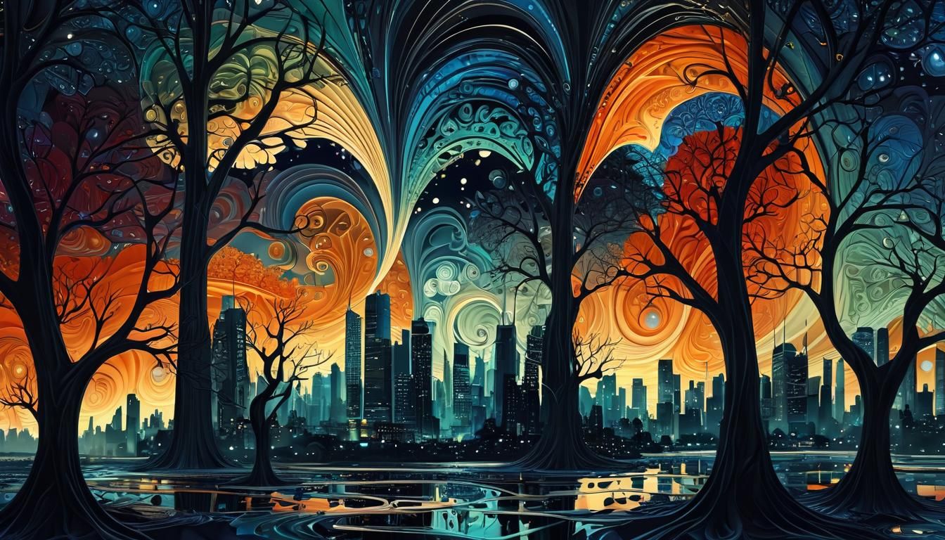 Cityscape at Night  by @Inna 