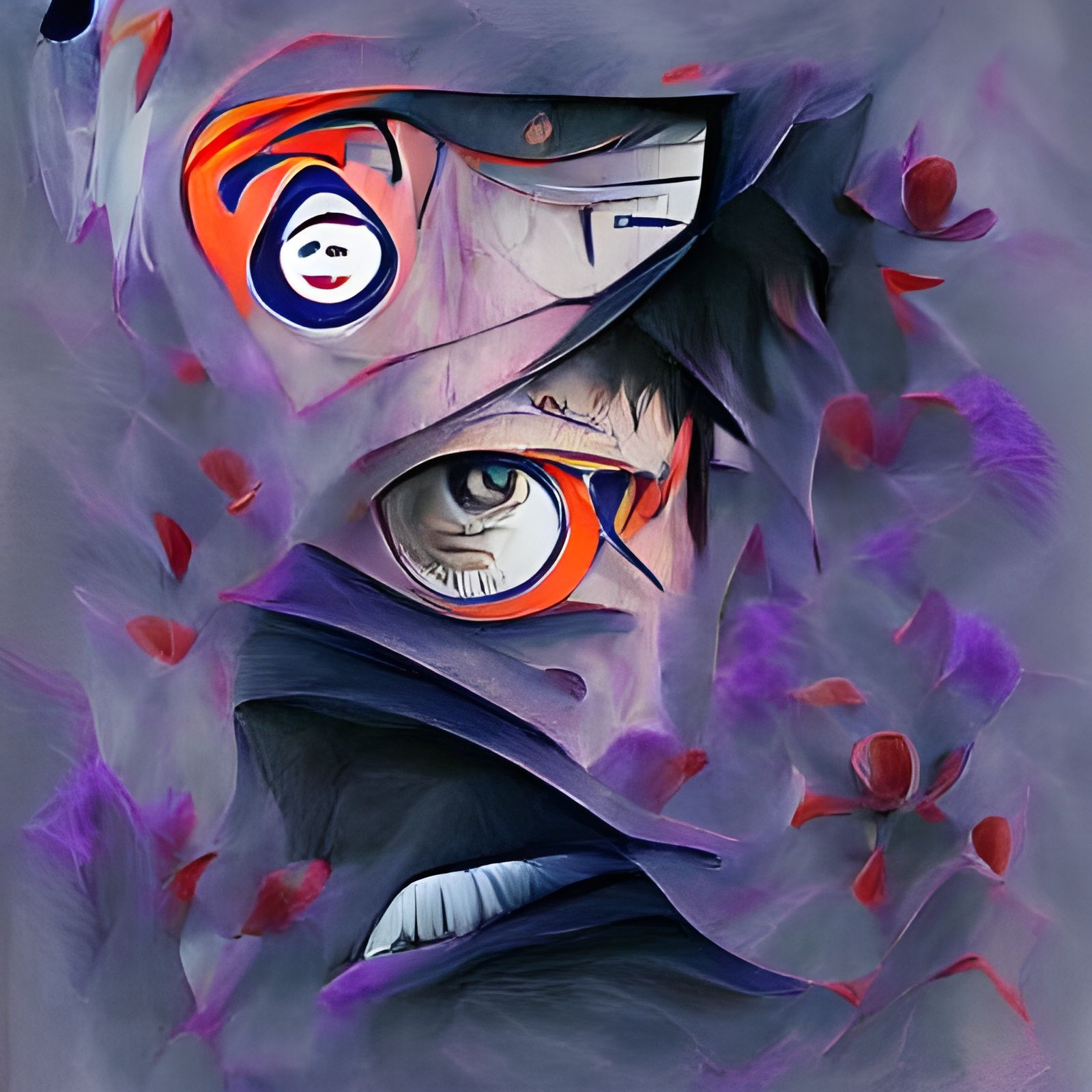 Obito uchiha - AI Generated Artwork - NightCafe Creator