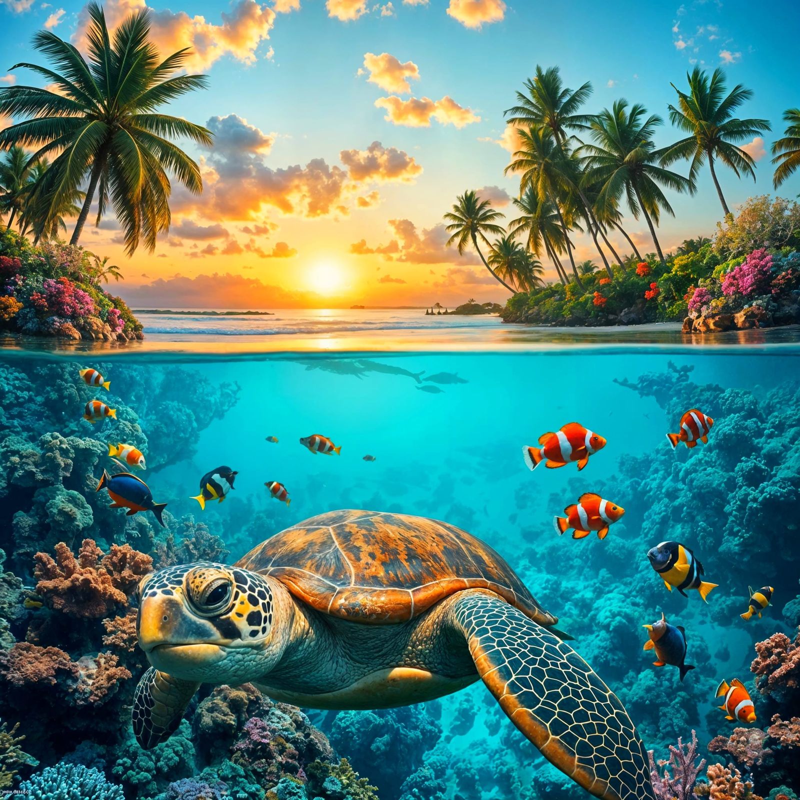 Tropical Paradise  by @Foul Rabbit