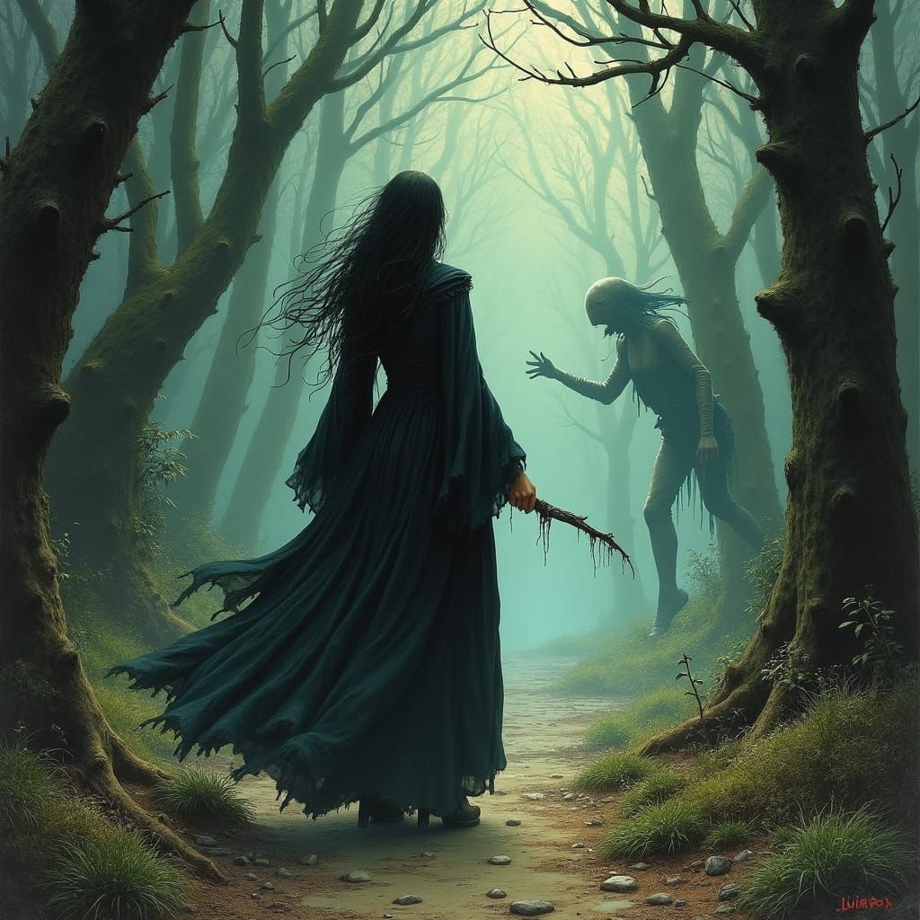 Petrified, cursed, undead?